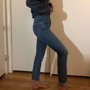 zara straight leg jeans